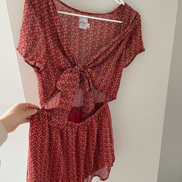 Princess Polly Sweet Sahara Tie Playsuit - Picture 3 of 4